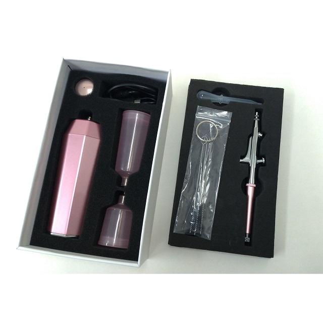 充電式エアブラシセット(ピンク) [CR801#] : スーパーラジコンYahoo!店