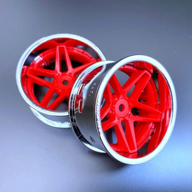 SUPER RIM_SET(SouthernCross_グロスレッド×RIM-02_クローム) 2個入り