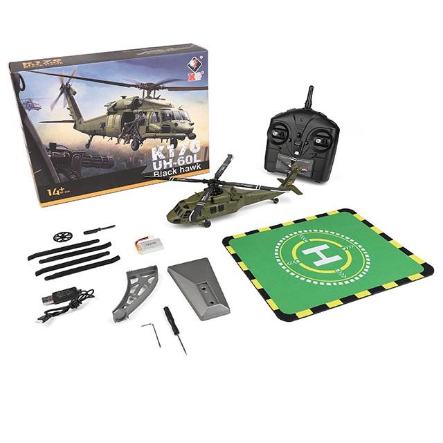 ラジコン ヘリコプター K170 UH-60L BLACK HAWK 2.4GHz 5CH ヘリコプター K170 UH-60L Black hawk［ K170 UH-60L