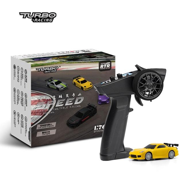 限定特価】 TURBO RACING 1/76スケール C71イエロー オンロードカー