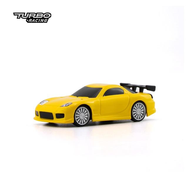 限定特価】 TURBO RACING 1/76スケール C71イエロー オンロードカー