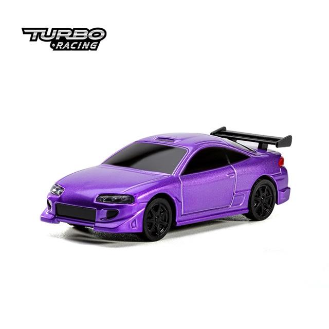 TURBORACING C72 美品　1:76 限定特価】 TURBO RACING 1/76スケール C72パープル オンロードカー