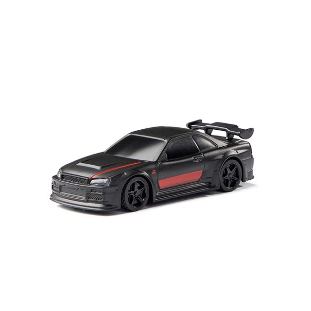 TURBO RACING 1/76スケール C74ブラック オンロードカー [C74]の画像