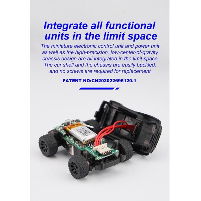 TURBO RACING 1/76スケール C82ブラック オフロードカー [C82