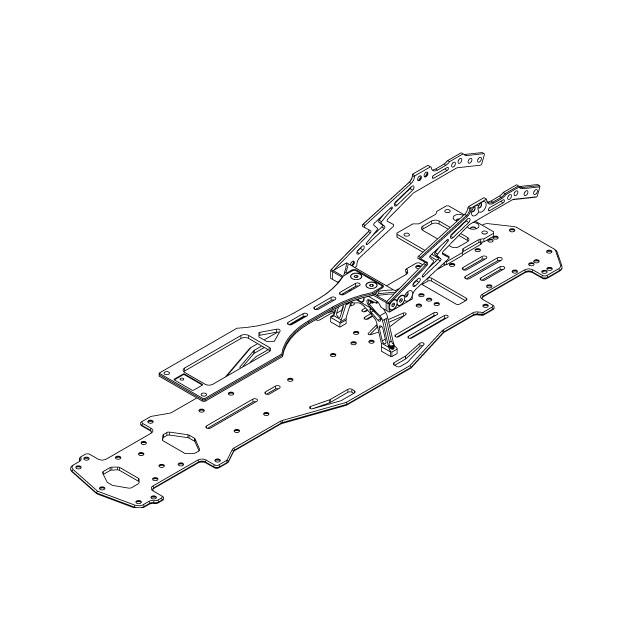 限定特価】 GRK5R HRP コンバージョンシャーシキット(ブラック