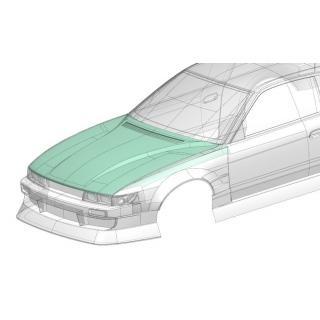 シルビア S13用 フルエアロ ボンネット シルビア(S13) 中村 龍 エアロボンネット [AD-HB19BO1] : スーパー