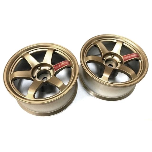 TE37 Sports WHEEL ハイトラクション +8 ブロンズメタル 2pcs [LWH