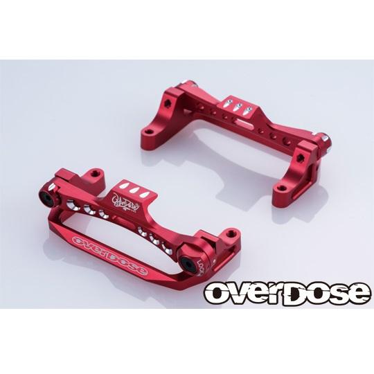 アルミバッテリーホルダー TYPE-2for GALM/レッド［OD3894］③ アルミバッテリーホルダー TYPE-2 for GALM/レッド [OD3894