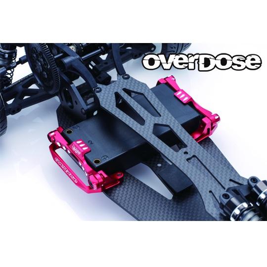 アルミバッテリーホルダー TYPE-2for GALM/レッド［OD3894］③ アルミバッテリーホルダー TYPE-2 for GALM/レッド [OD3894