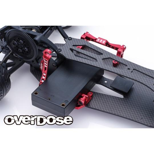 アルミバッテリーホルダー TYPE-2 for GALM/レッド [OD3894
