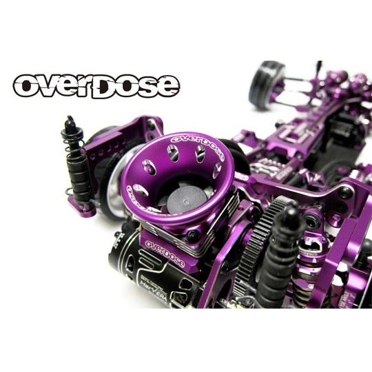 アルミファンネル (30×30 用/ ブラック) | OVERDOSE アルミファンネル(30×30用/ブラック) [OD3928] : スーパーラジコン