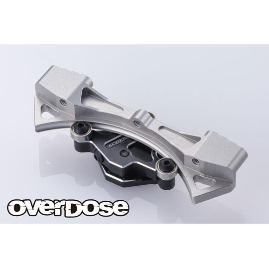 オーバードーズ overdose湾曲スライドラックステアリングセットブラック新品 アルミ湾曲スライドラックステアリングセット Type-3(For GALMシリーズ