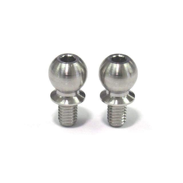 Rt 007 11 Spmチタン製キングピンボール 5 9mm 全長11mm 2個入 スーパーラジコン博多店 通販 Yahoo ショッピング