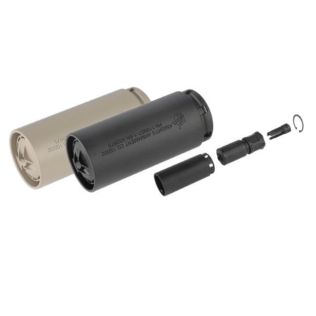 5KU KACタイプQDC/MCQ-PRT QDサプレッサー&シュラウドセットFDE 14mm逆