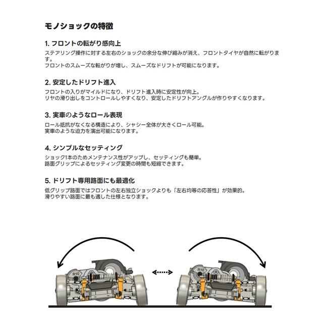 フロントモノショックセット [MRD-OP005] : スーパーラジコンYahoo!店