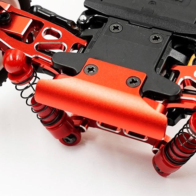 アルミF&Rバンパー Kyosho Mini-Z MB010 レッド [KYMB-010RD
