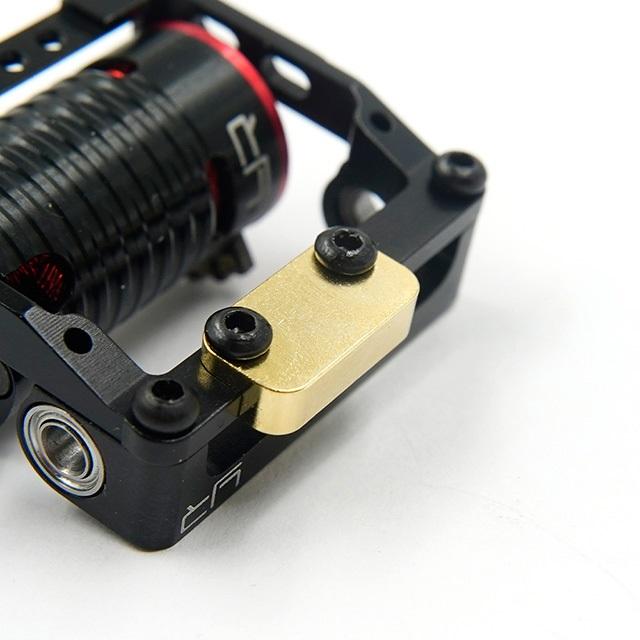 アルミ94-98mmモーターマウント(Mini-Z MR02/03用) [KY03-001BK