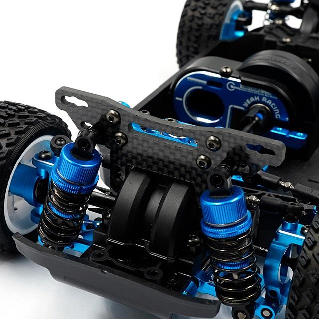グラファイトフロントショックタワー Tamiya XM-01 PRO [TAXM-008BK