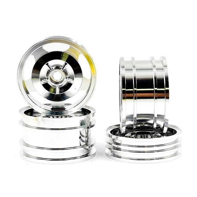 アルミCNCリムセット(2WD) シルバー Tamiya DT-02 DT-03 Super Astute