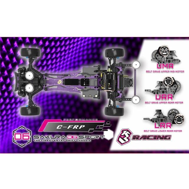 SAKURA D6SPORT ドリフトキット(カーボンVer.パープル) [KIT