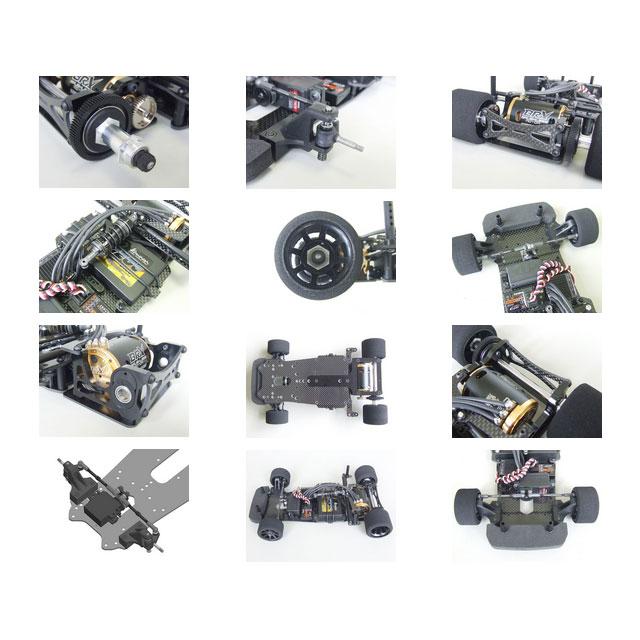 KAWADA M300SR カーボン製ラジコンシャーシ KAWADA カワダ】M300SR