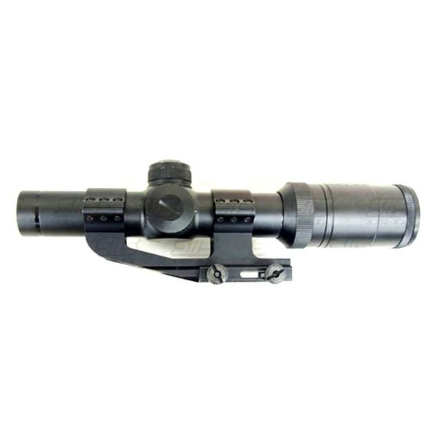 SIIS ショートスコープ 1-4X24 PREDATOR ライフルスコープ ショートズーム・ハイブリドット 1-4X24 PREDATOR