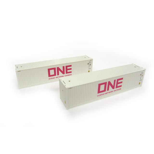 ちいえ(1/1まで) 40フィート ハイキューブコンテナ ONE(グレー) 2個入 [23-580B