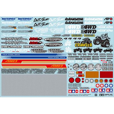スポンサーステッカーセット(オフロード) [OP-1630] : スーパー