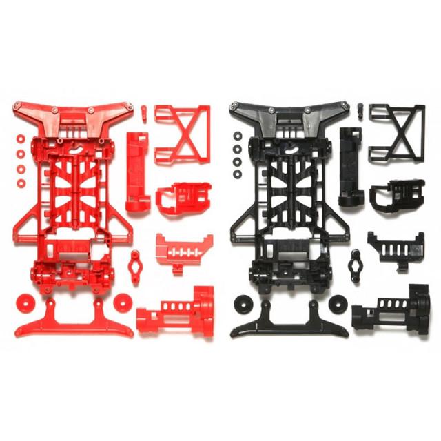 スーパーX強化シャーシセット(レッド・ブラック) [95242] : スーパー