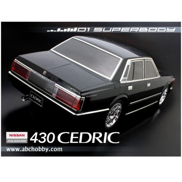 1/10電動ツーリングカー ドリフトカー用ボディ ニッサン430セドリック