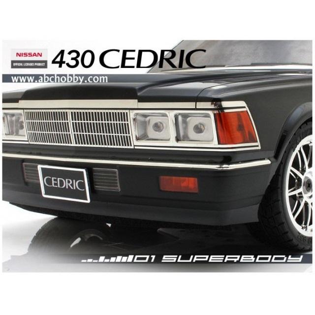 1/10電動ツーリングカー ドリフトカー用ボディ ニッサン430セドリック