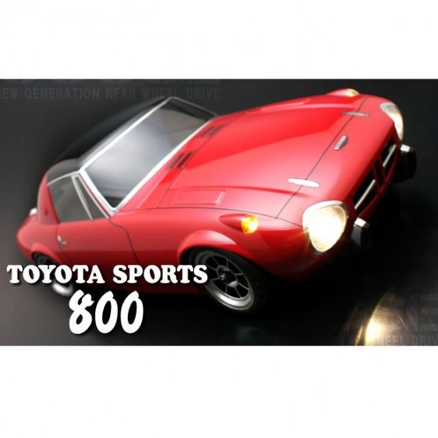 1/10ミニシャーシ用ボディ トヨタ スポーツ800 210mm [ABC-67305