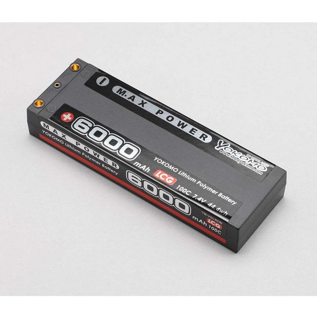 Yokomo MAX Power4600リポバッテリー Yokomo - Li-po 4600mah / 7.4v Short Size Battery - #YB-V246B