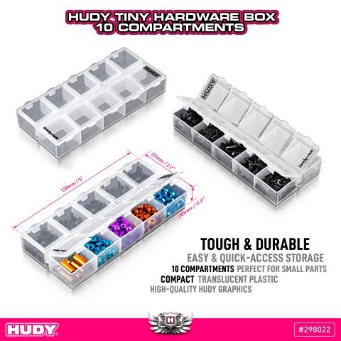 HUDY パーツボックス スモール 10枠 [298022#] : スーパーラジコン