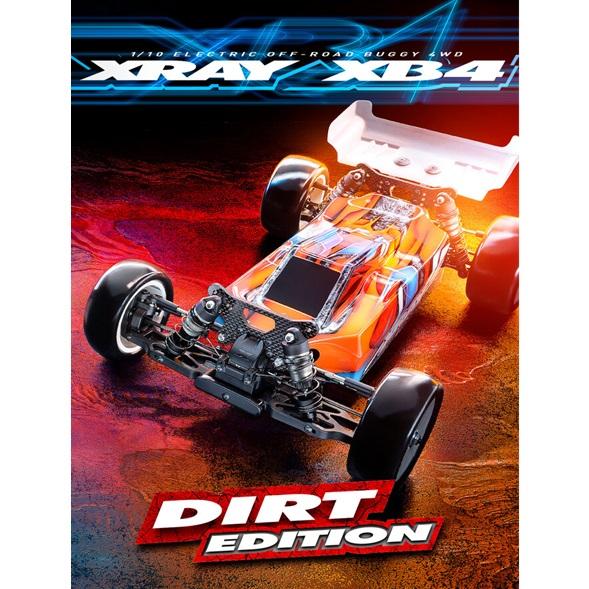 XRAY XB4 2025 ダート 1/10EP 4WDバギーカーキット [360018