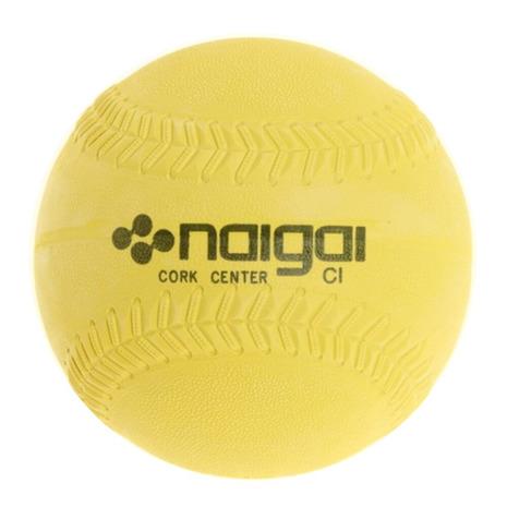 内外ゴム（ナイガイゴム）（メンズ）ソフトボール 3号 イエロー OK