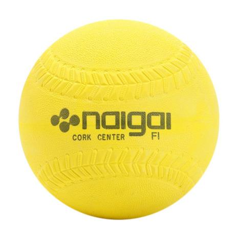 内外ゴム（ナイガイゴム）（キッズ）ソフトボール 2号 イエロー OK