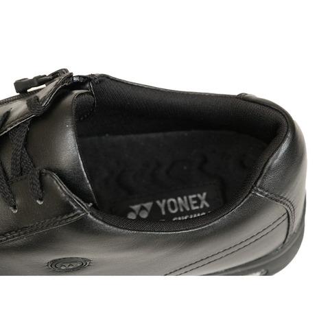 ヨネックス（YONEX）（メンズ）メンズ シューズ 黒 ブラック SHW-MC30-007UP ウォーキング 歩きやすい クーリング 内側ファスナー 通勤 通学 オフィス｜supersportsxebio｜04