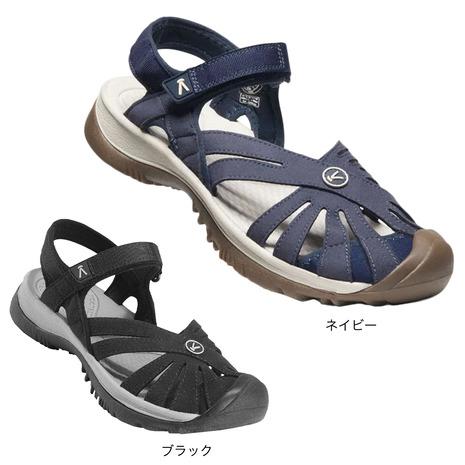 KEEN（キーン） （レディース） ストラップサンダル ぺたんこ ローズ