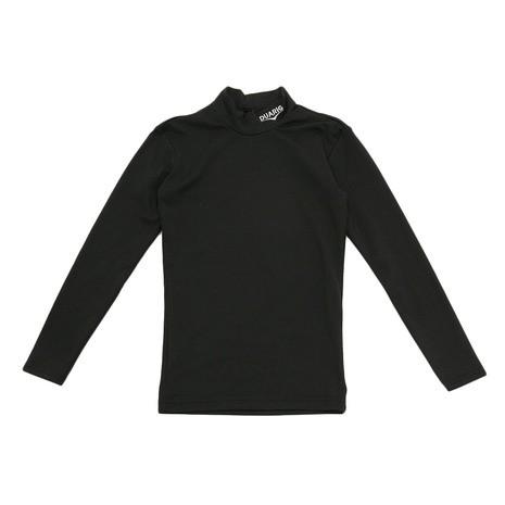 デュアリグ 人気ブランドの DUARIG サッカー ジュニア インナー ロゴハイネックシャツインナーシャツ シャツ 最新デザインの アンダー 長袖 黒 742D7ES5328 キッズ