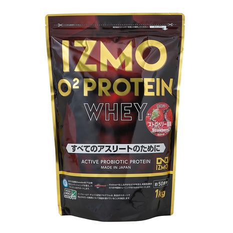 イズモ IZMO O2 最大69%OFFクーポン プロテイン ホエイ100 乳酸菌 約50食入 レディース ストロベリー風味 メンズ マルチビタミン配合 1000g 大切な人へのギフト探し