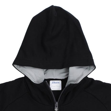 アスレタ(ATHLETA) ジュニア ウェア スウェットジップパーカー XE-284J 黒スポーツウェア (キッズ)|supersportsxebio|03
