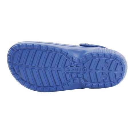 blue fuzz lined crocs