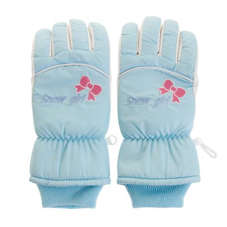 マルシン Marushin スキー スノーボード スノー グローブ ジュニア 五指リボンロゴ刺繍 W1525 27 Sax キッズ 手袋 雪遊び キッズ Supersportsxebio Paypayモール店 通販 Paypayモール