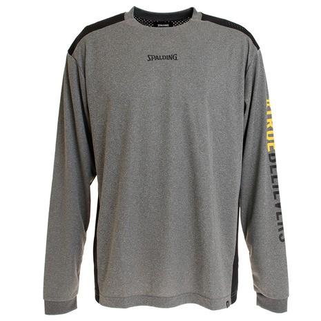 スポルディング Spalding Tシャツ メンズ 長袖 トゥルービリーバースリーブプリント Hc Smthc バスケットボール ウェア メンズ Supersportsxebio Paypayモール店 通販 Paypayモール