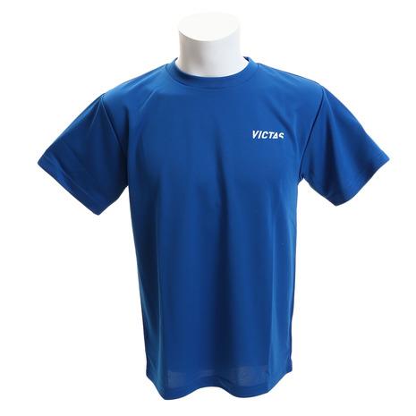 ヴィクタス Victas Tシャツ メンズ 半袖 V Ts063 プラクティス Blue 卓球ウェア メンズ レディース Supersportsxebio Paypayモール店 通販 Paypayモール