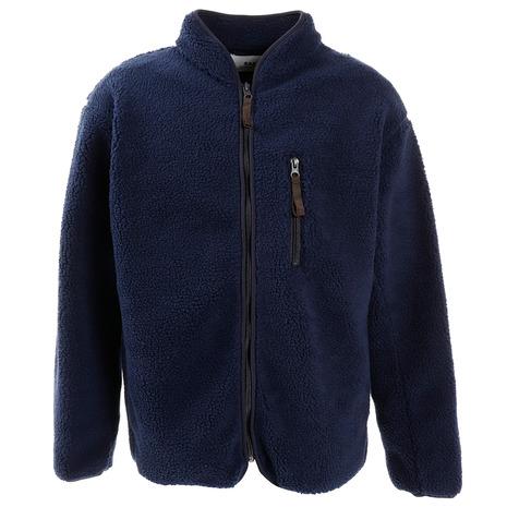 エスエーエス 世界的に Sas ボア フリース ボアジップジャケット 3 もこもこ アウター メンズ Navy 949円