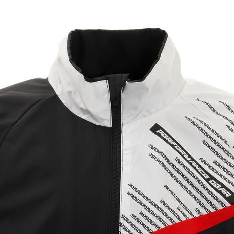 パフォーマンスギア(PG) 絶耐撥水 ウィンドブレーカージャケット 732PG9ES6239 BLKWHT 【テニスウェア メンズ 】 (メンズ)|SuperSportsXEBIO PayPayモール店|02