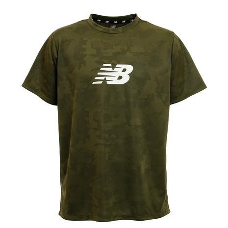 ニューバランス new 最大81％オフ balance サッカー ウェア メンズ 高品質新品 Tシャツ JMTT0102DCG 半袖 ロゴ ショートスリーブ