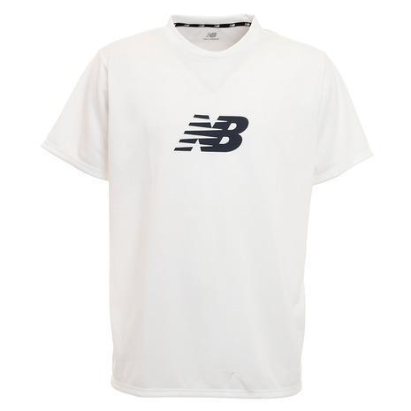 ニューバランス new balance サッカー ウェア メンズ 71％以上節約 ショートスリーブ Tシャツ 8周年記念イベントが JMTT0102WT 半袖 ロゴ